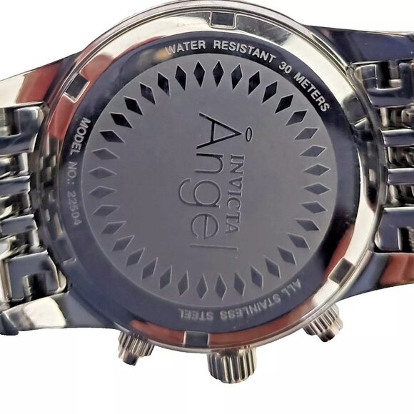$795 MSRP- INVICTA Angel Chronograph Quartz Moon Phase Ladies Watch- See Desc. main image 7